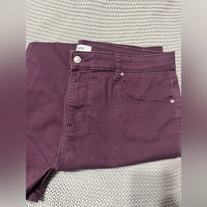 Zenana purple jeans